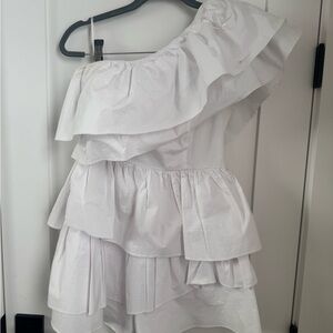 DO+BE White Ruffled Dress